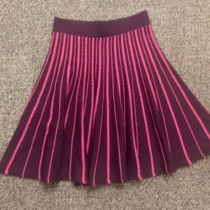 Urban Outfitters - Pink/Maroon Skater Skirt